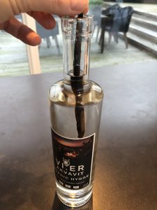 Vanilje puttes i akvavit