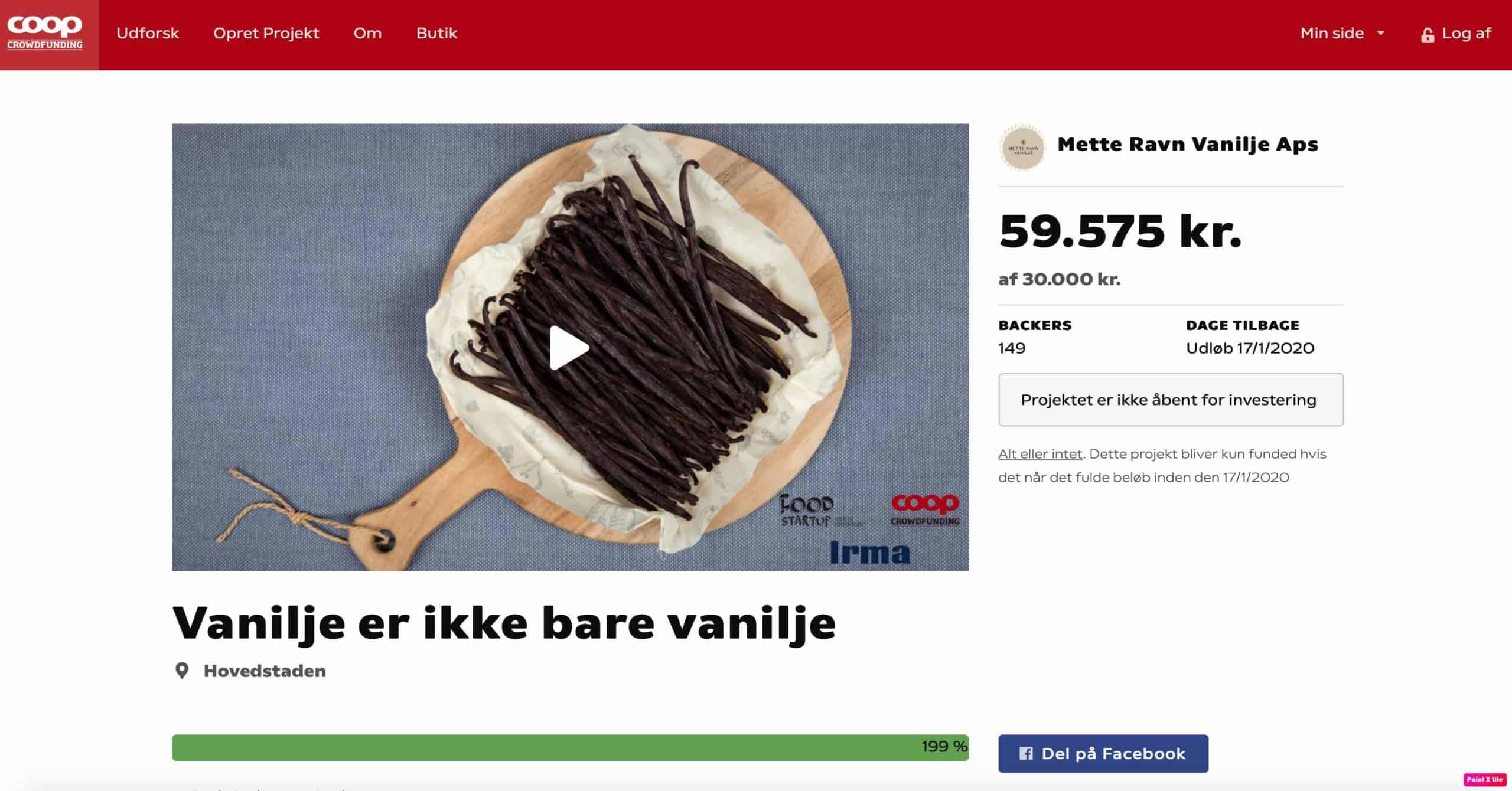crowdfund -billede low vanilje crowdfunding